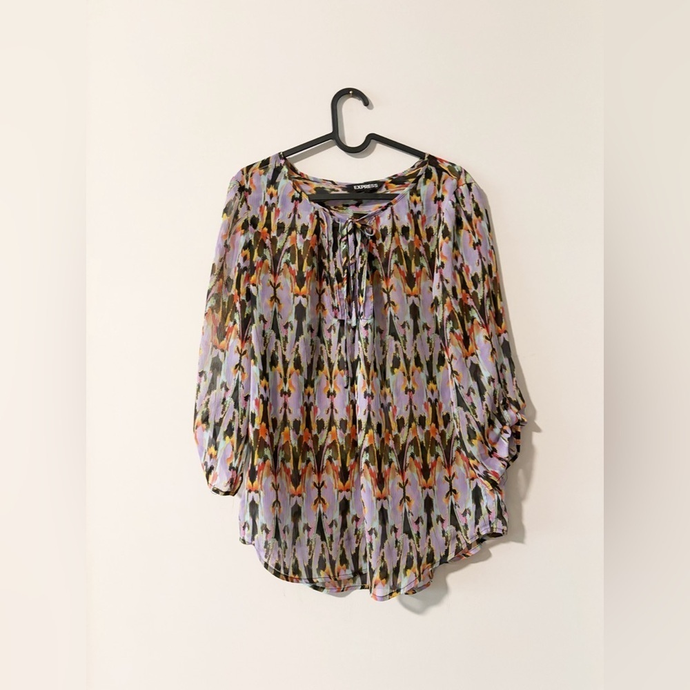 Express summer blouse multi-color